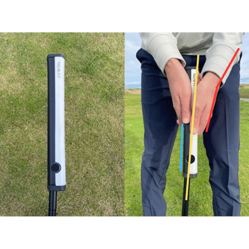 Press Style Grips set the players into an extended position making all to easy to unload the shaft lean increasing the chance of a leftward miss